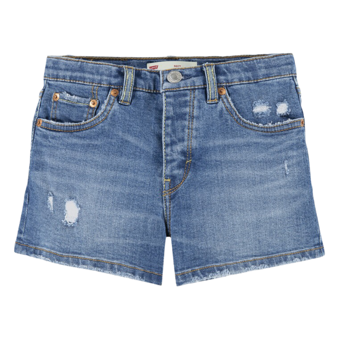 Kids levi shorts best sale