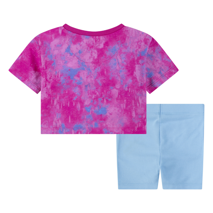 Nike Boxy Tee and Short Set Aquarius Blue (Infant)