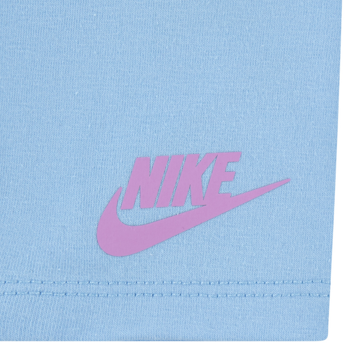 Nike Boxy Tee and Short Set Aquarius Blue (Infant)