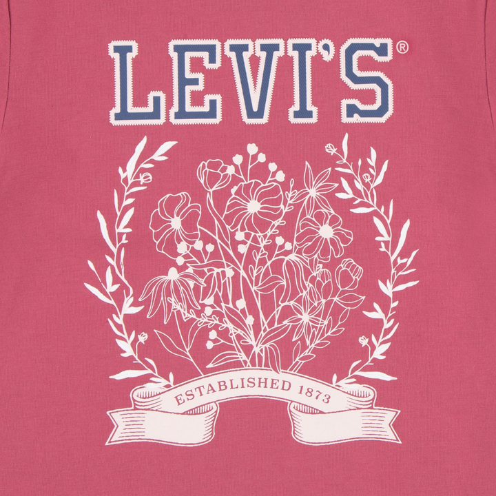 Levi's Collegiate Short Sleeve Tee Rose Wine (Little Kids)