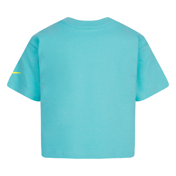 Nike Femme Pop Short Sleeve Tee Green Frost (Little Kids)