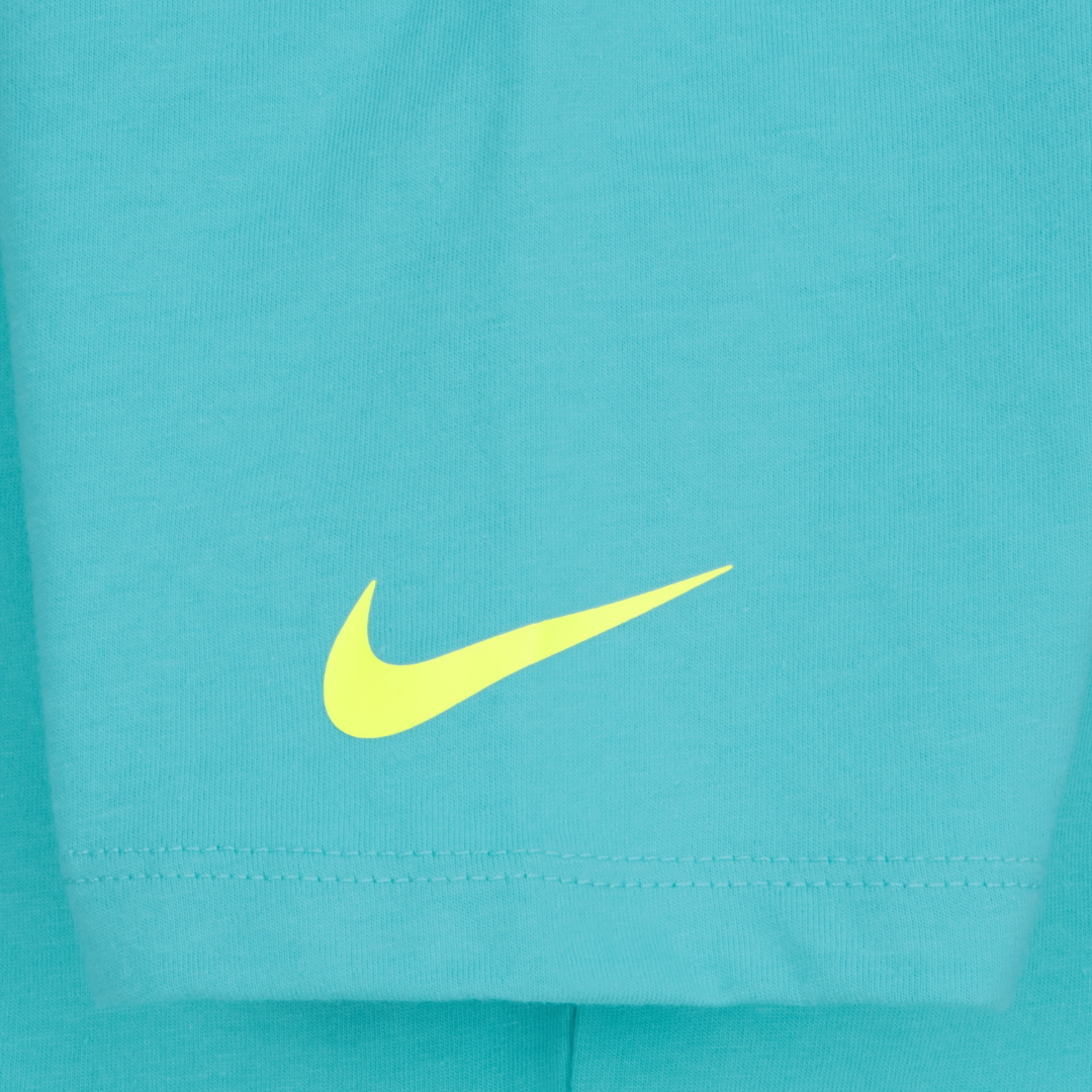 Nike Femme Pop Short Sleeve Tee Green Frost (Little Kids)