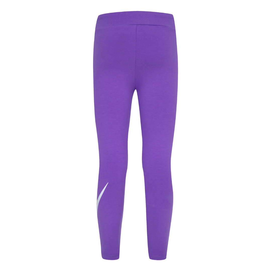 Nike Club High Rise Leggings Black Raspberry (Little Kids)