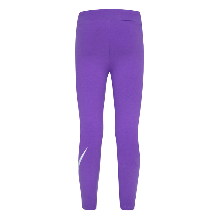 Nike Club High Rise Leggings Black Raspberry (Little Kids)
