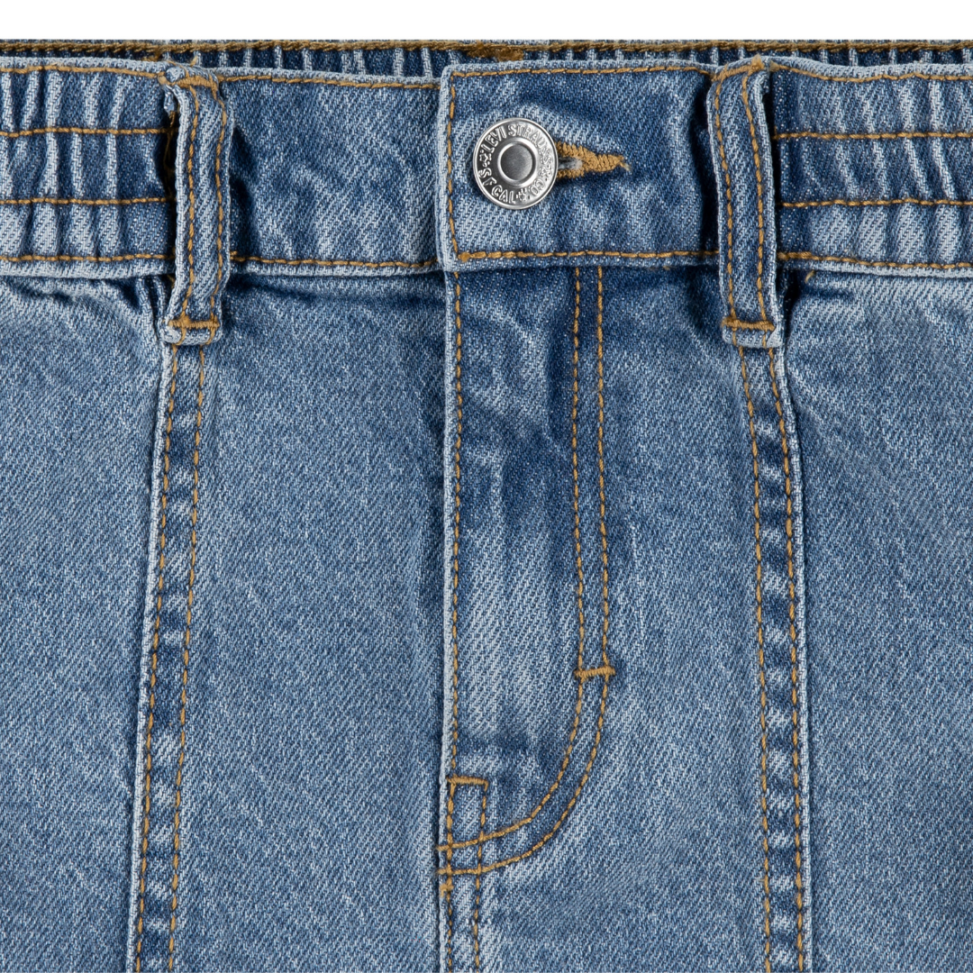 Levi's Cargo Jeans Skirt Gold Country (Little Kids)