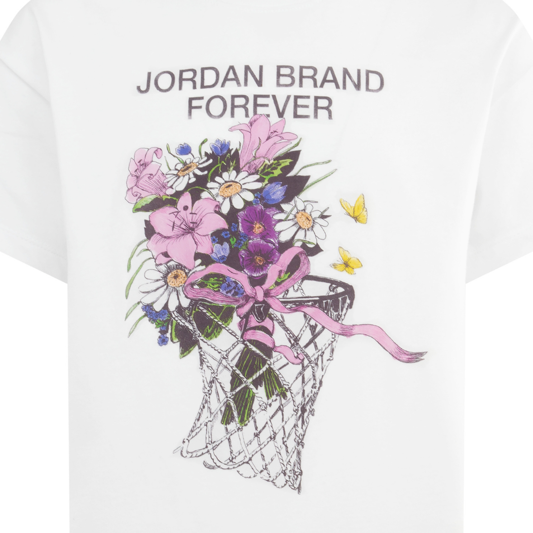 Jordan Brand Forever Short Sleeve Tee White (Big Kids)