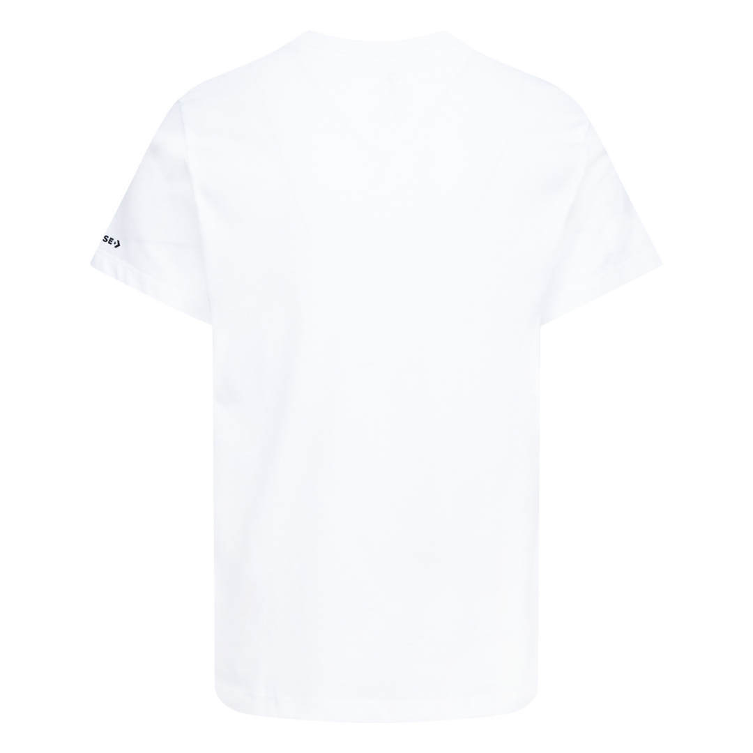 Converse Floral Dissected Printed Tee White (Big Kids)