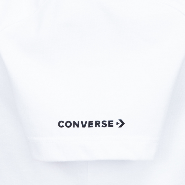 Converse Floral Dissected Printed Tee White (Big Kids)