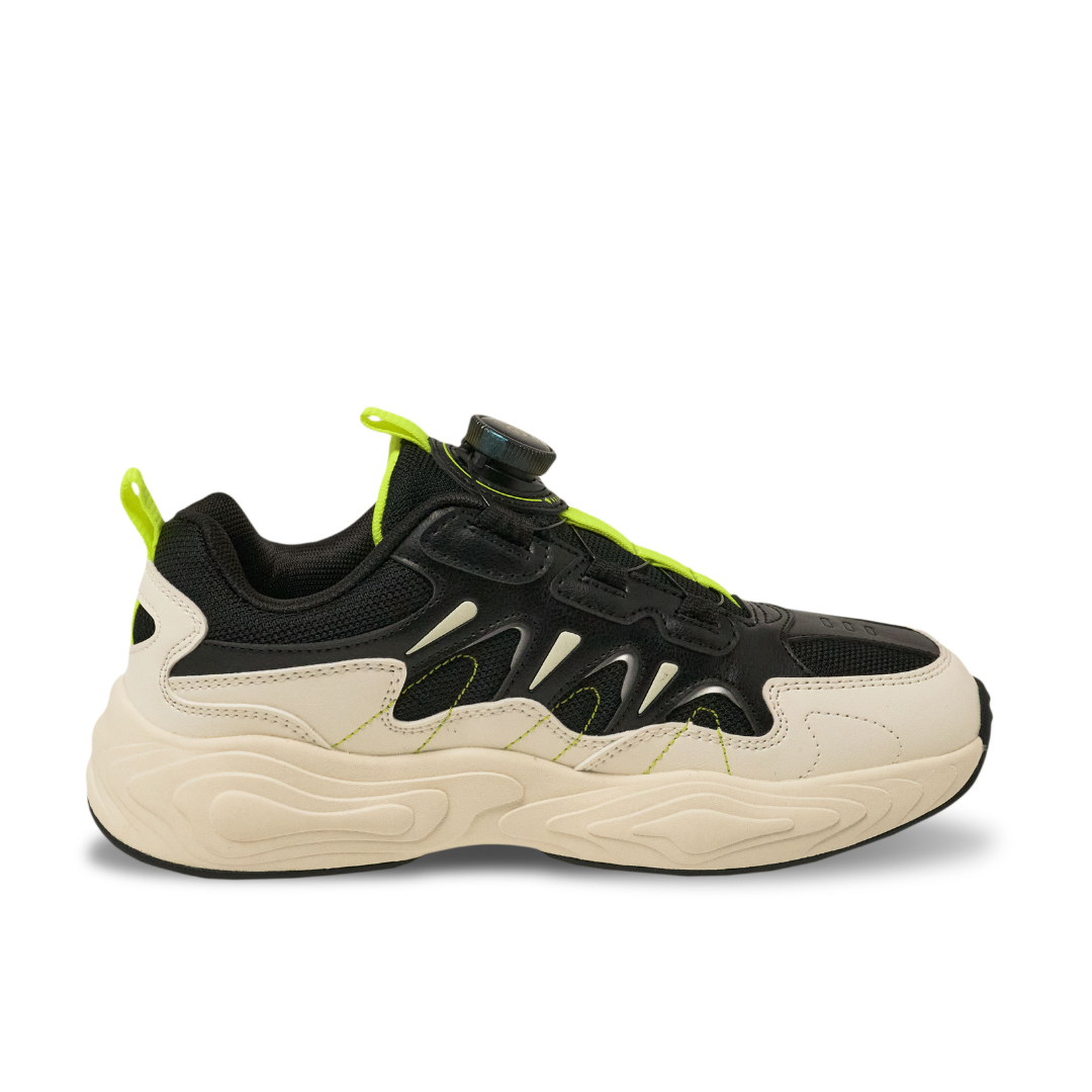 Rookie Chunky Sneaker Black/Off-White (Big Kids)