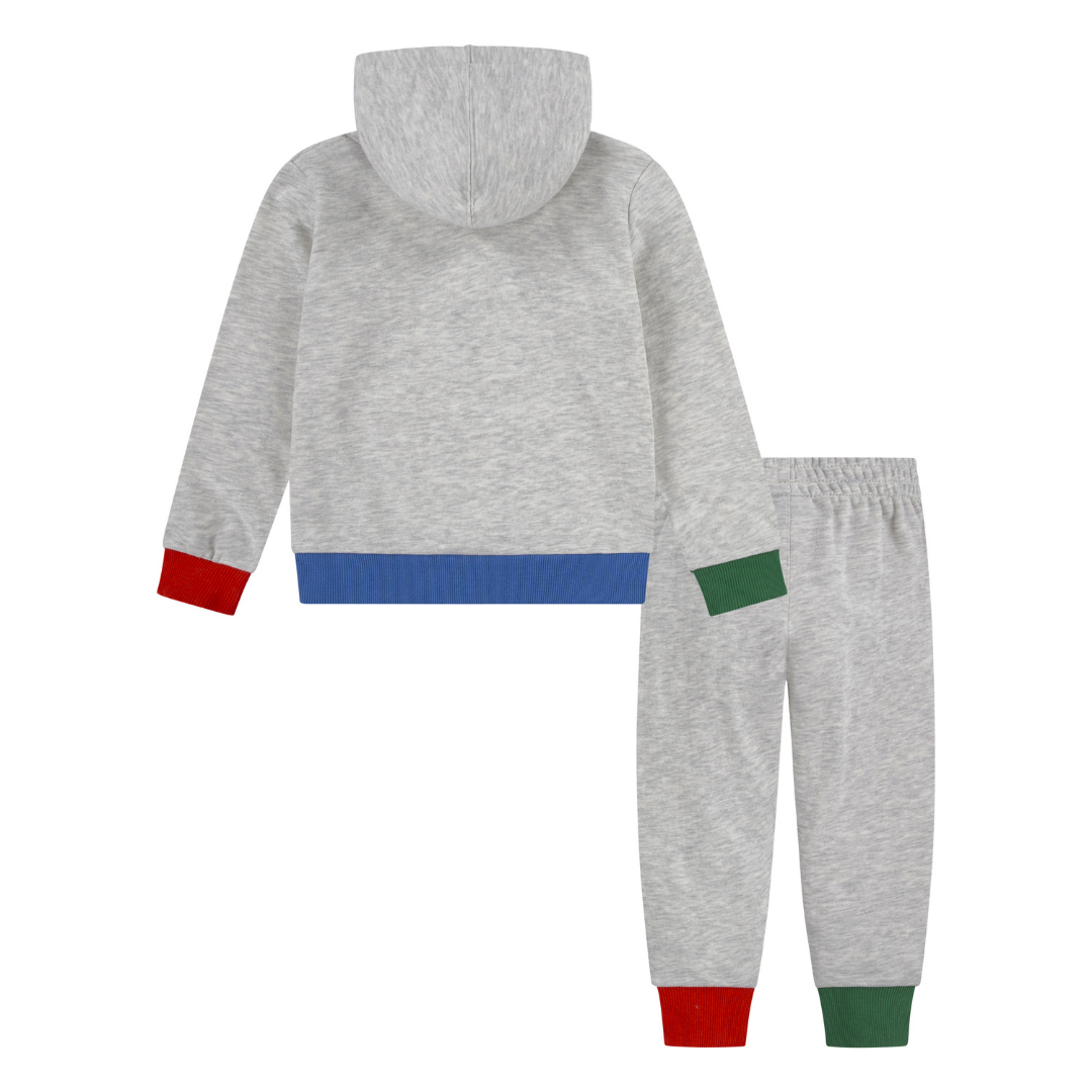 Converse Squiggle Hoodie Set Grey Heather (Toddler)
