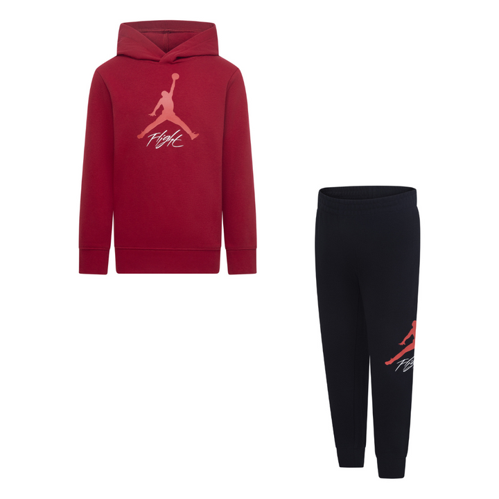 Jordan Jumpman Flight Set Black Gym Red (Little Kids)