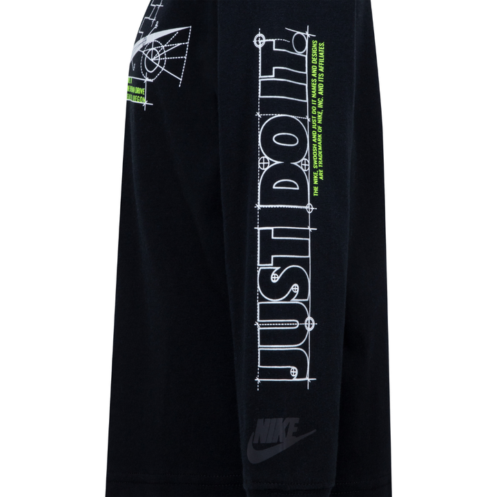 Nike Future Utility Long Sleeve Tee Black (Little Kids)