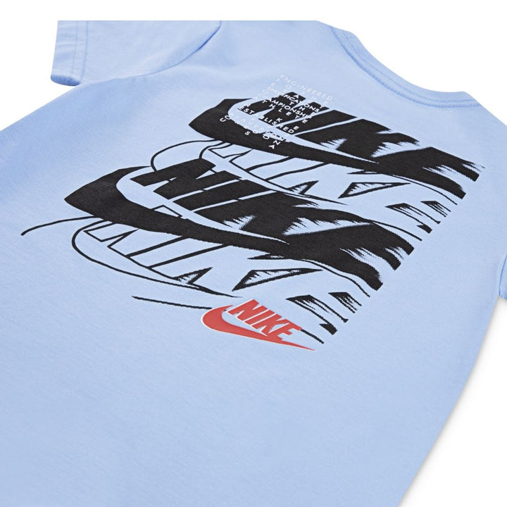 Nike Boys On The Move Basic T-Shirt Psychic Blue (Little Kids)