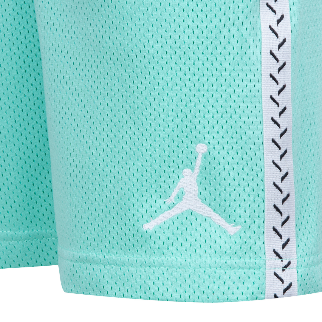 Jordan MJ Flight MVP Dri-FIT Mesh Shorts Emerald Rise (Big Kids)