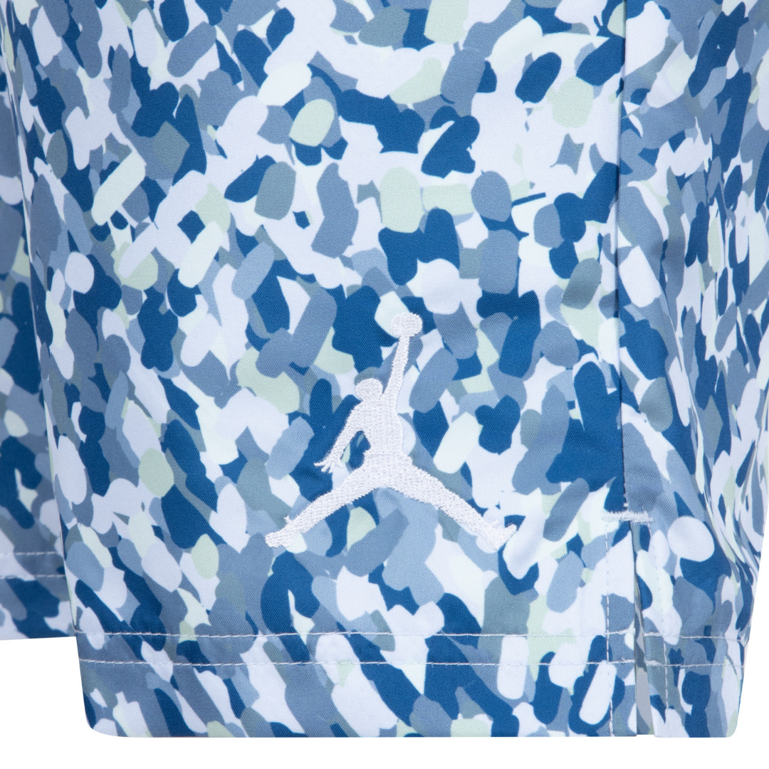 Jordan MJ Essential Poolside Shorts Industrial Blue (Big Kids)