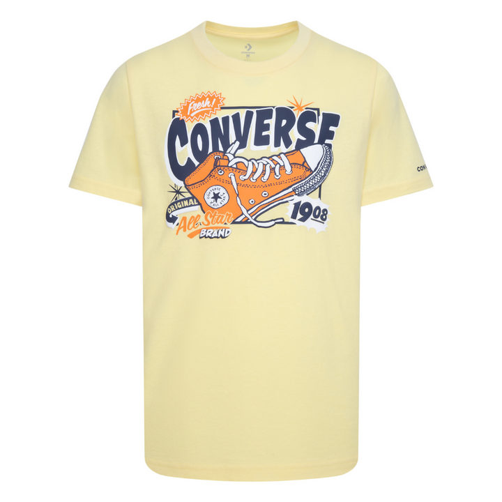 Converse Sun Fresh Sneaker Graphic Tee Like Butter (Big Kids)