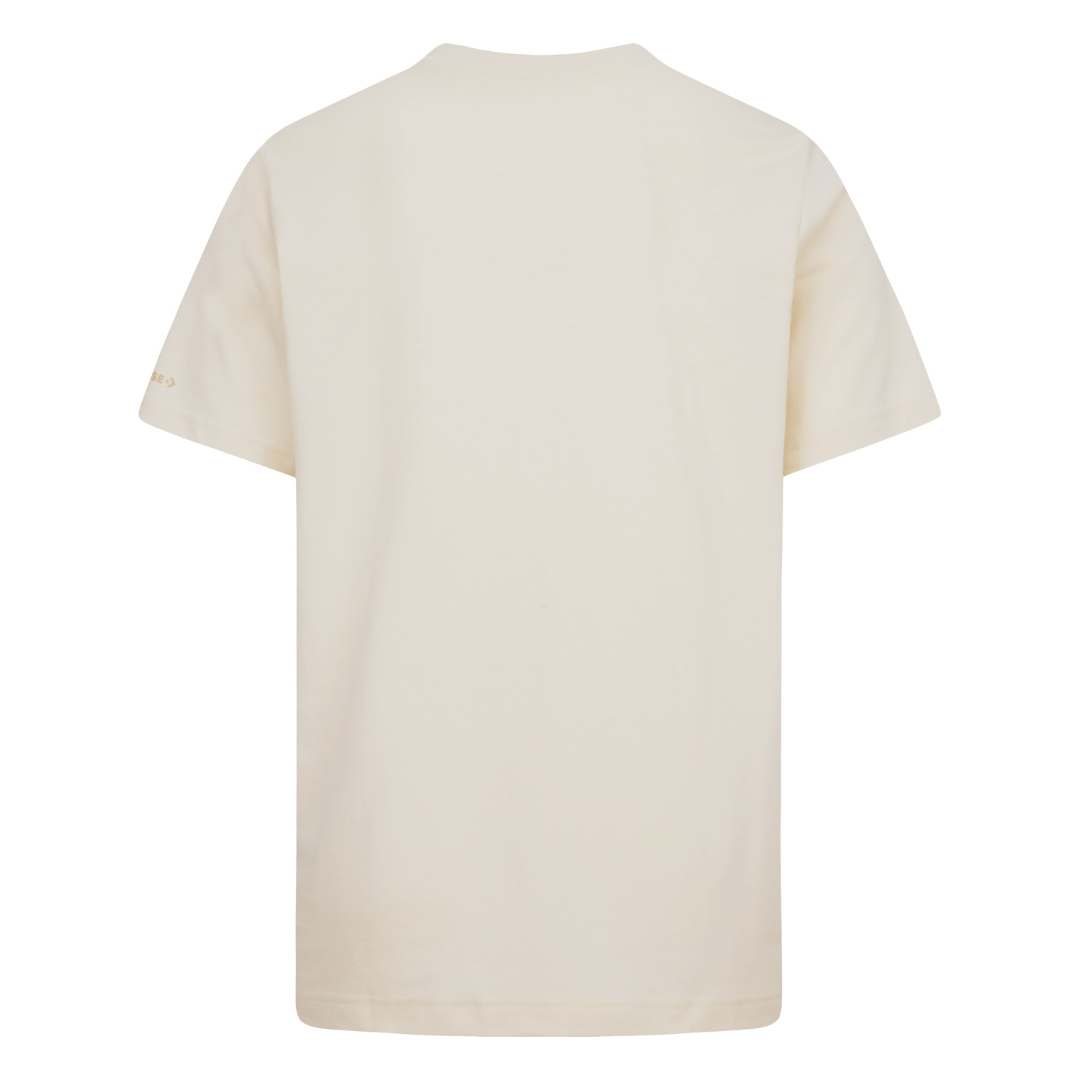 Converse Boys Collegiate Crest Short Sleeve Tee Ivory (Big Kids)