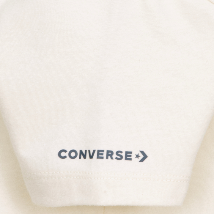 Converse Girls Floral Leopard Sneaker Short Sleeve Tee (Big Kids)