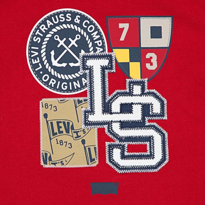 Levi's Boys Multi Sailing Patch Short Sleeve Tee (Little Kids)