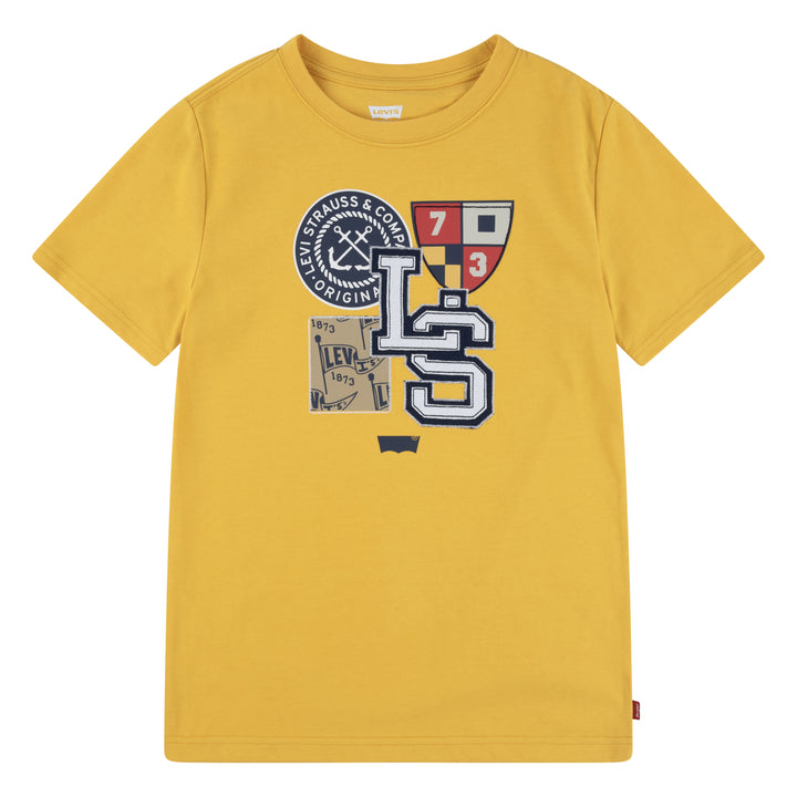 Levi's Boys Multi Sailing Patch Short Sleeve Tee (Little Kids)