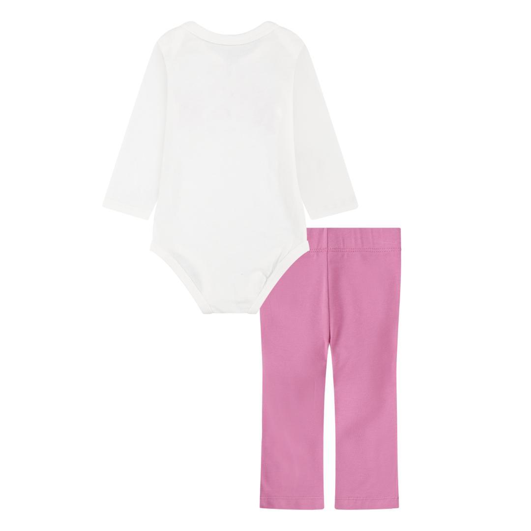 Nike Girls Swoosh Spirit Bodysuit Set Magic Flamingo (Infant)