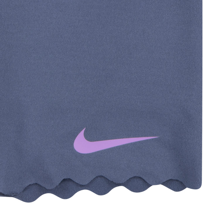 Nike Girls Swoosh Motion Bike Shorts Set Diffused Blue (Toddlers)