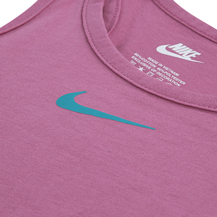 Nike Girls Sunny Swoosh Bike Shorts Coconut Milk (Toddlers)
