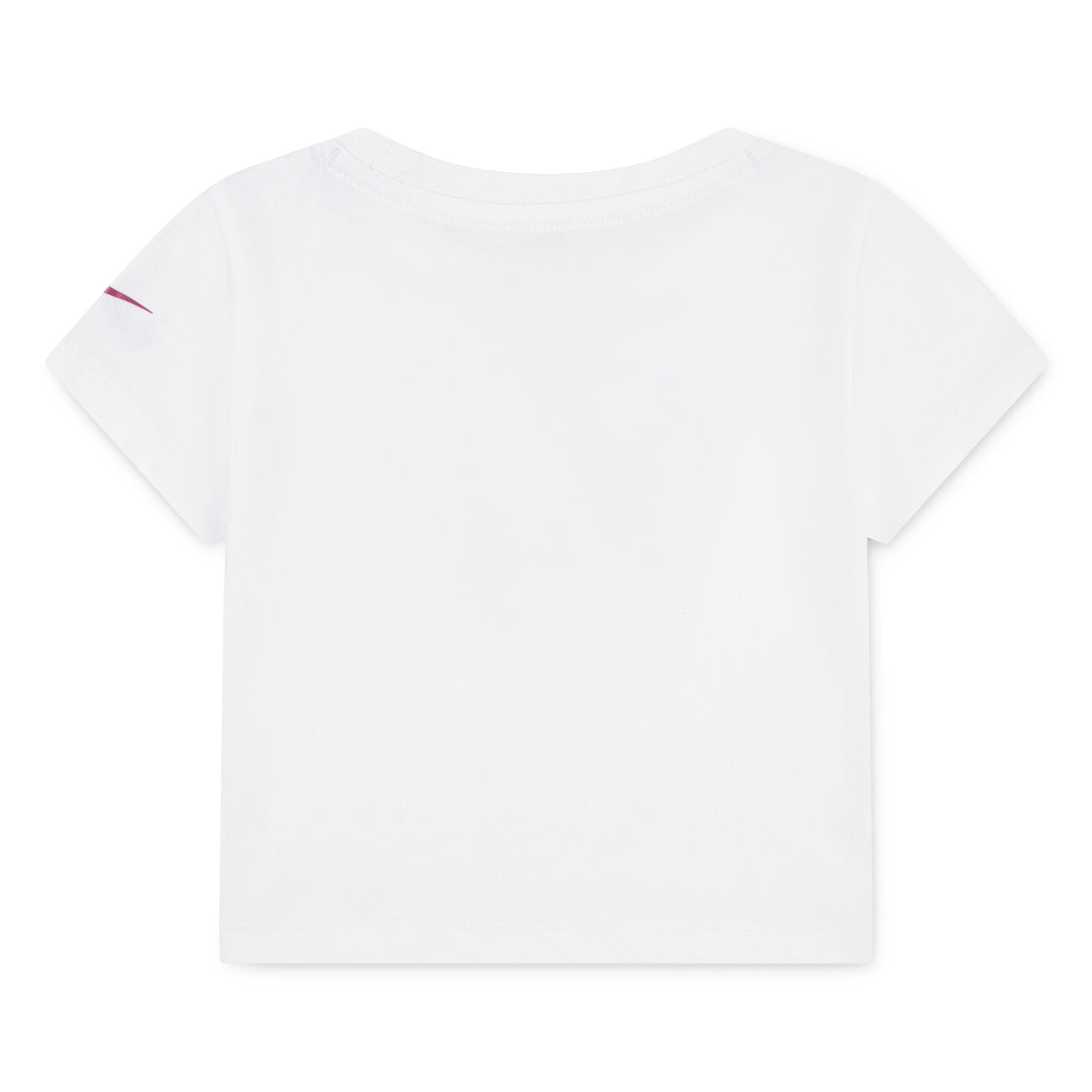 Nike Girls Swoosh On Pointe Graphic Short Sleeve T-Shirt White (Toddlers)