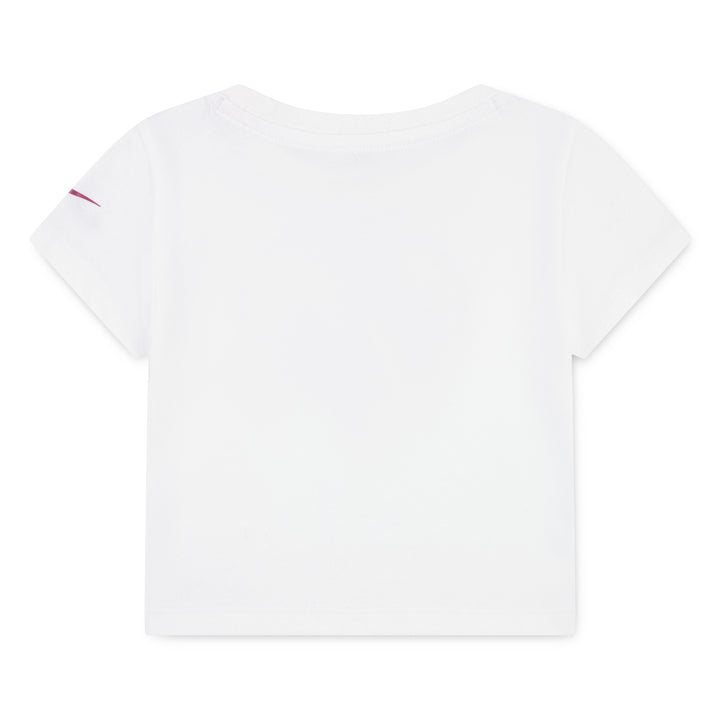 Nike Girls Swoosh On Pointe Graphic Short Sleeve T-Shirt White (Toddlers)