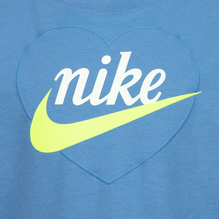 Nike Girls New Impressions Graphic Tee Aegean Storm (Little Kids)