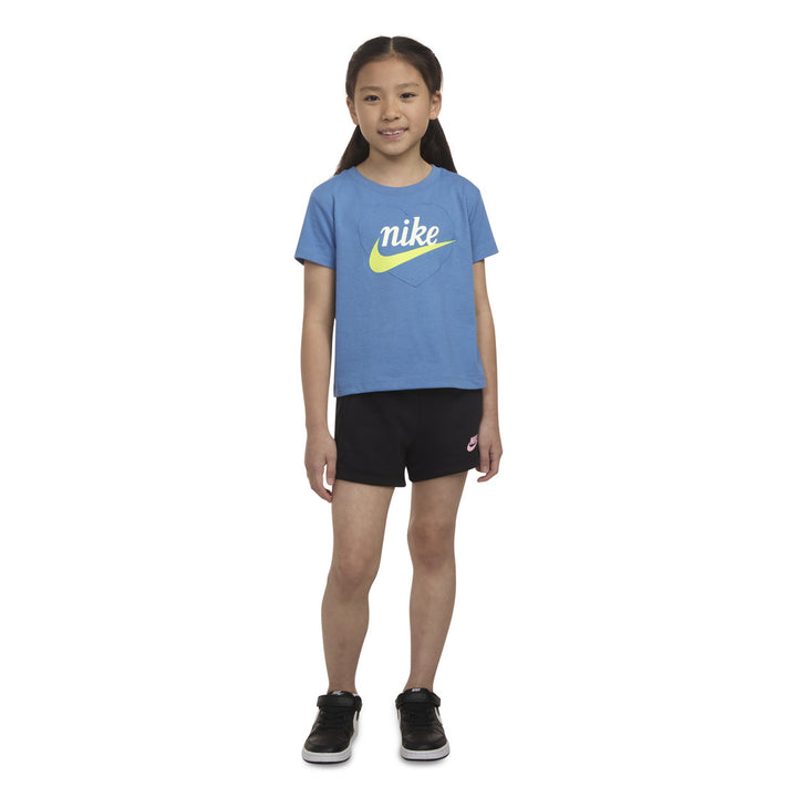 Nike Girls New Impressions Graphic Tee Aegean Storm (Little Kids)