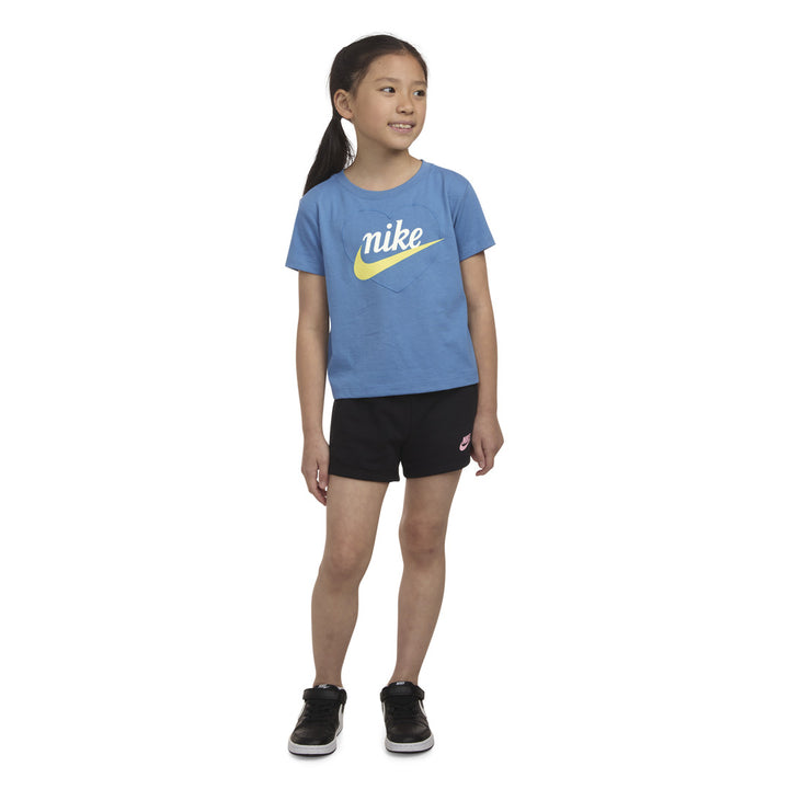 Nike Girls New Impressions Graphic Tee Aegean Storm (Little Kids)
