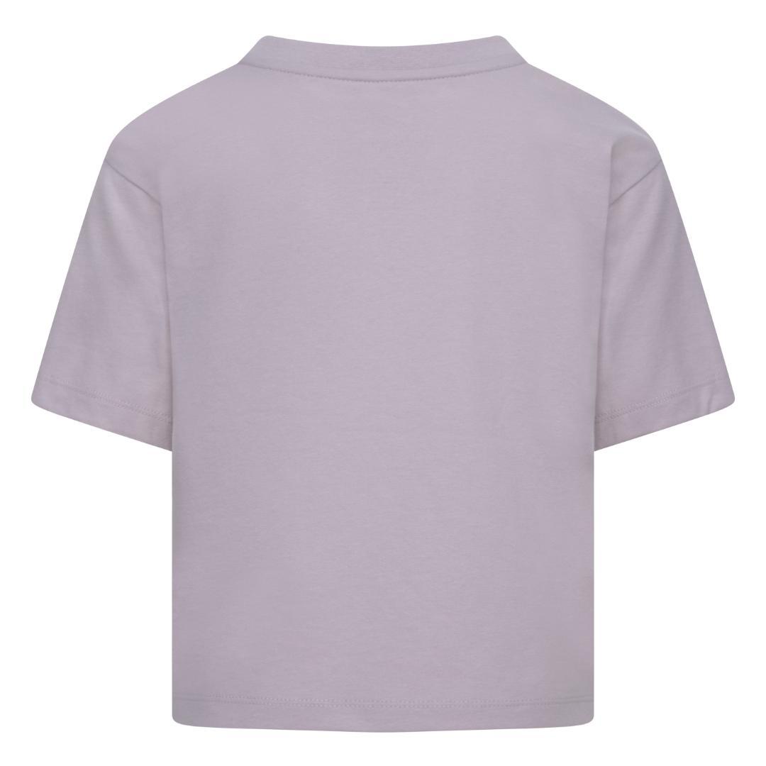 Nike Girls Cozy Graphic Tee Platinum Violet (Little Kids)
