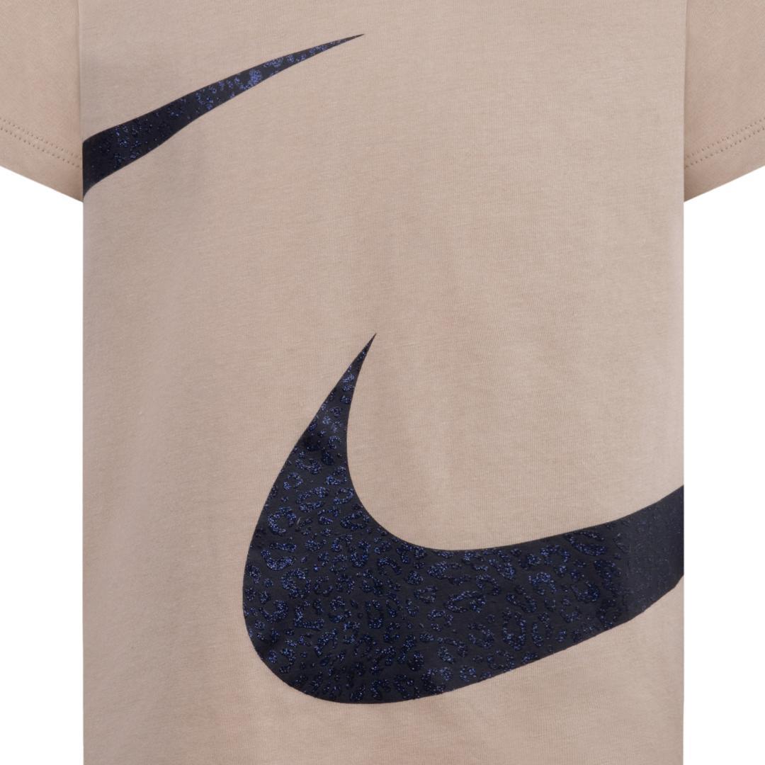 Nike Girls Swoosh Spirit Tee Hemp (Little Kids)