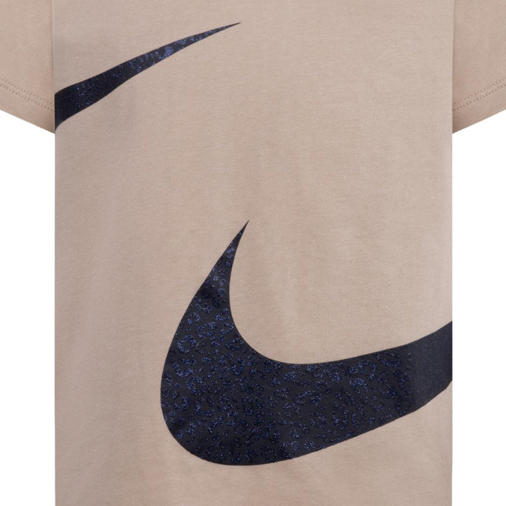 Nike Girls Swoosh Spirit Tee Hemp (Little Kids)