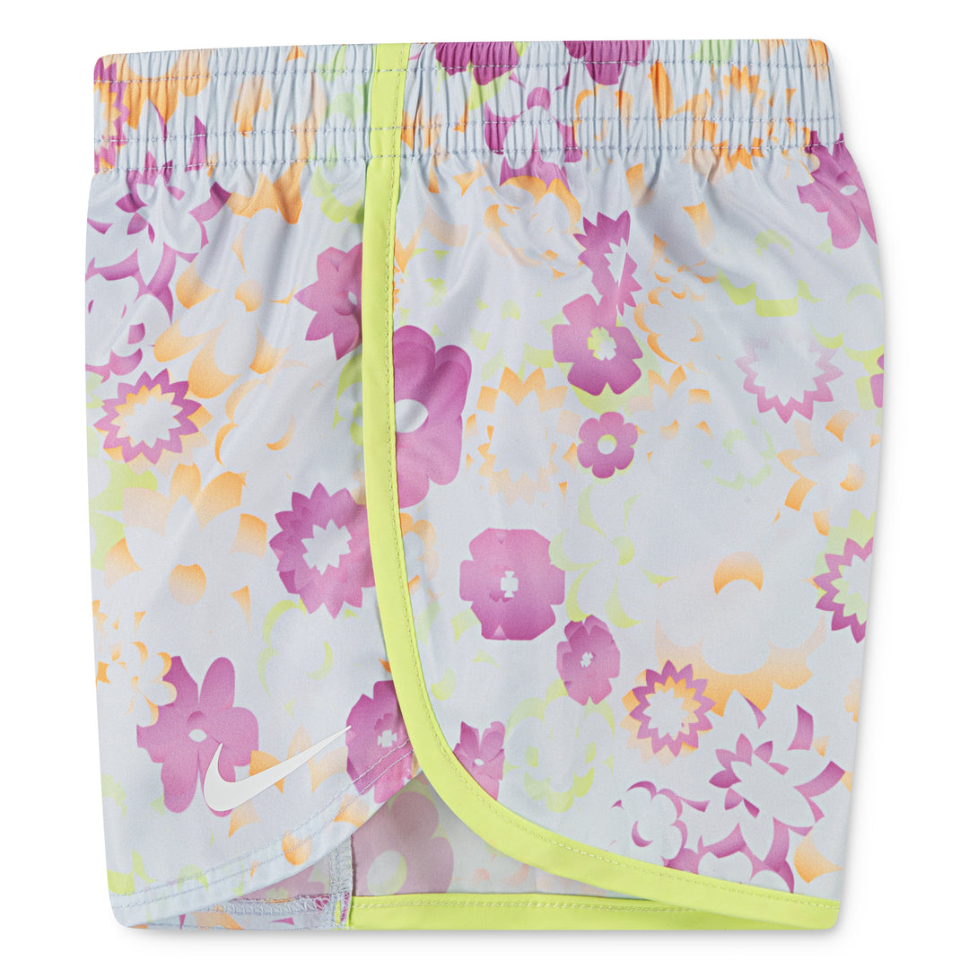 Nike Girls Flow-Ral Printed Tees & Shorts Set (Little Kids)