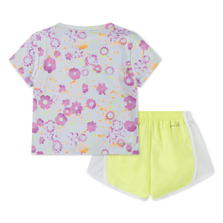 Nike Girls Flow-Ral 2-Piece Colorblocked Tempo Set (Little Kids)