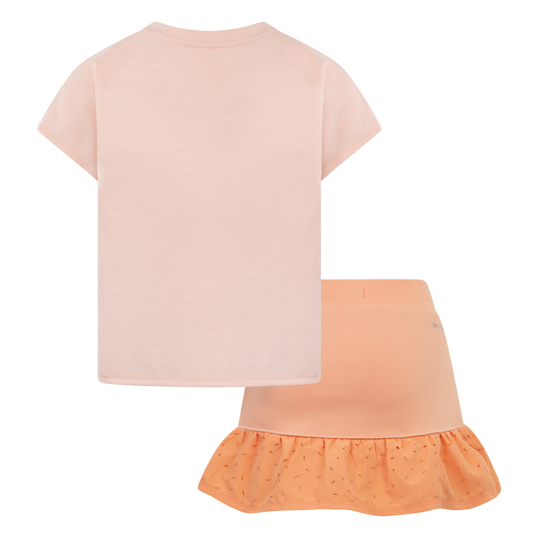 Nike Girls Sunny Swoosh Scooter Set Apricot Agate (Little Kids)