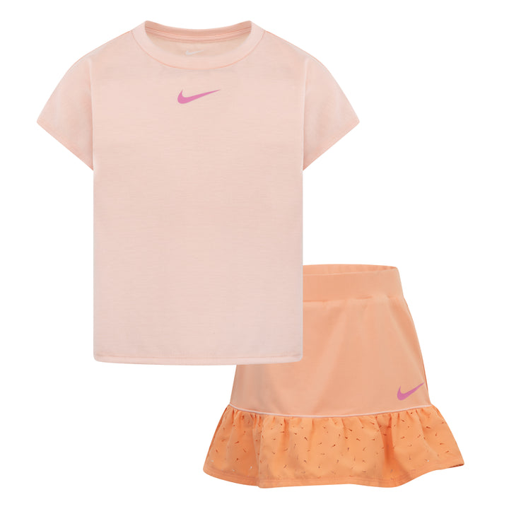 Nike Girls Sunny Swoosh Scooter Set Apricot Agate (Little Kids)