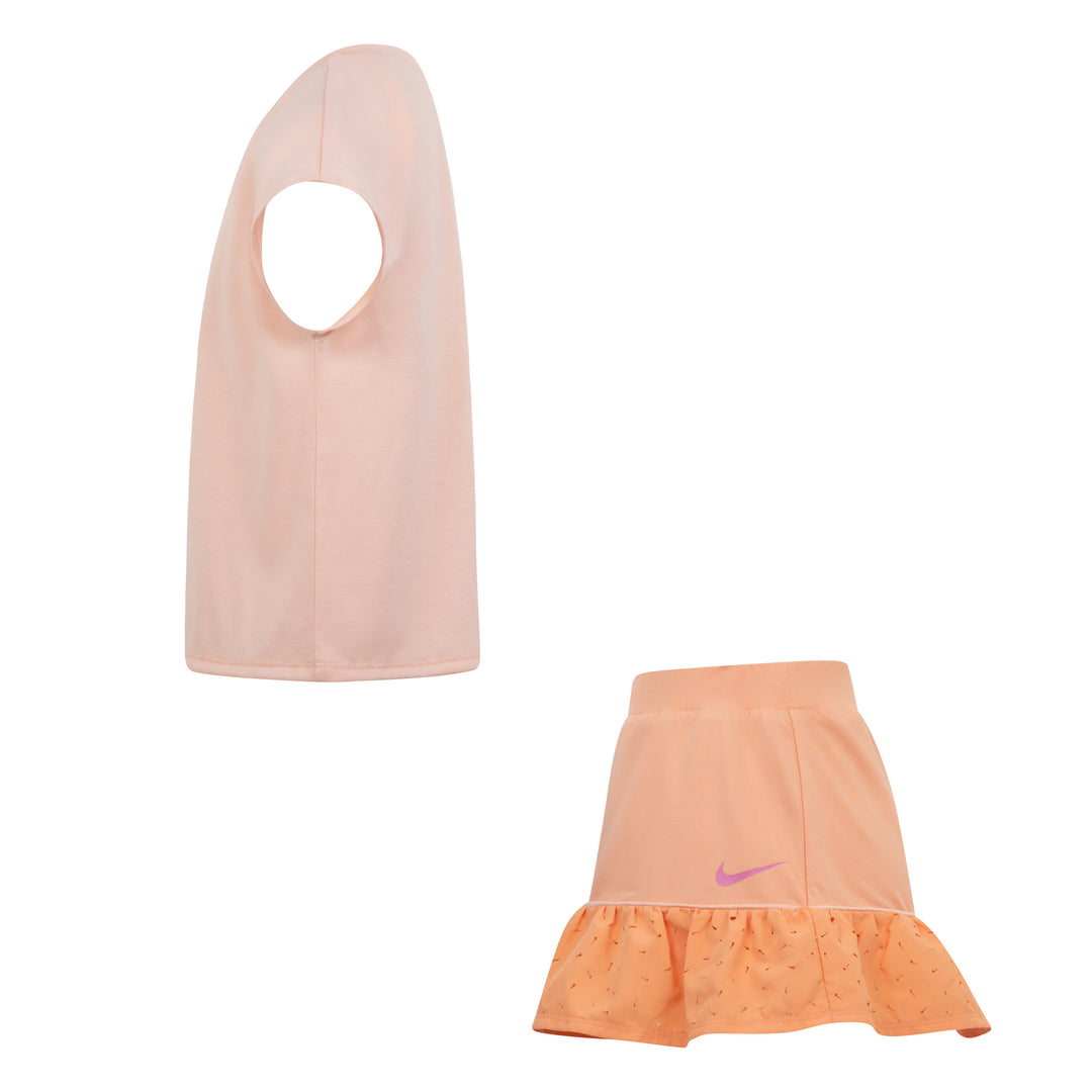 Nike Girls Sunny Swoosh Scooter Set Apricot Agate (Little Kids)