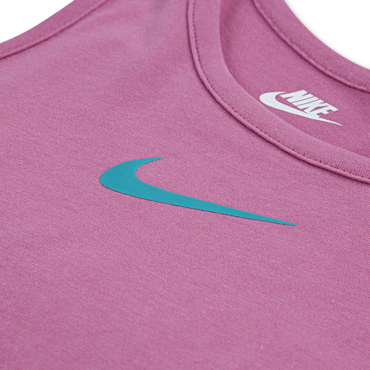 Nike Girls Sunny Swoosh Bike Shorts Coconut Milk (Little Kids)