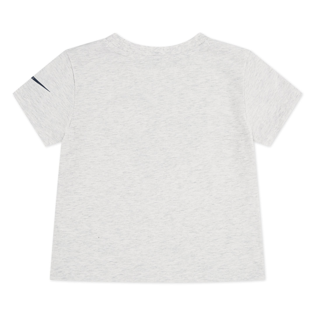 Nike Girls Swoosh On Pointe Graphic Tee Birch Heather (Little Kids)