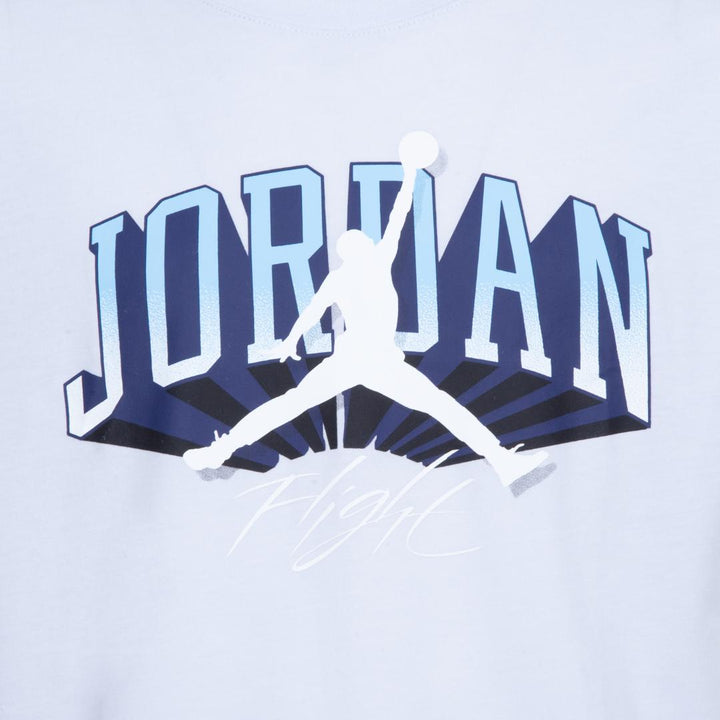 Jordan Girls Push Through Short Sleeve Tee Football Grey (Big Kids)