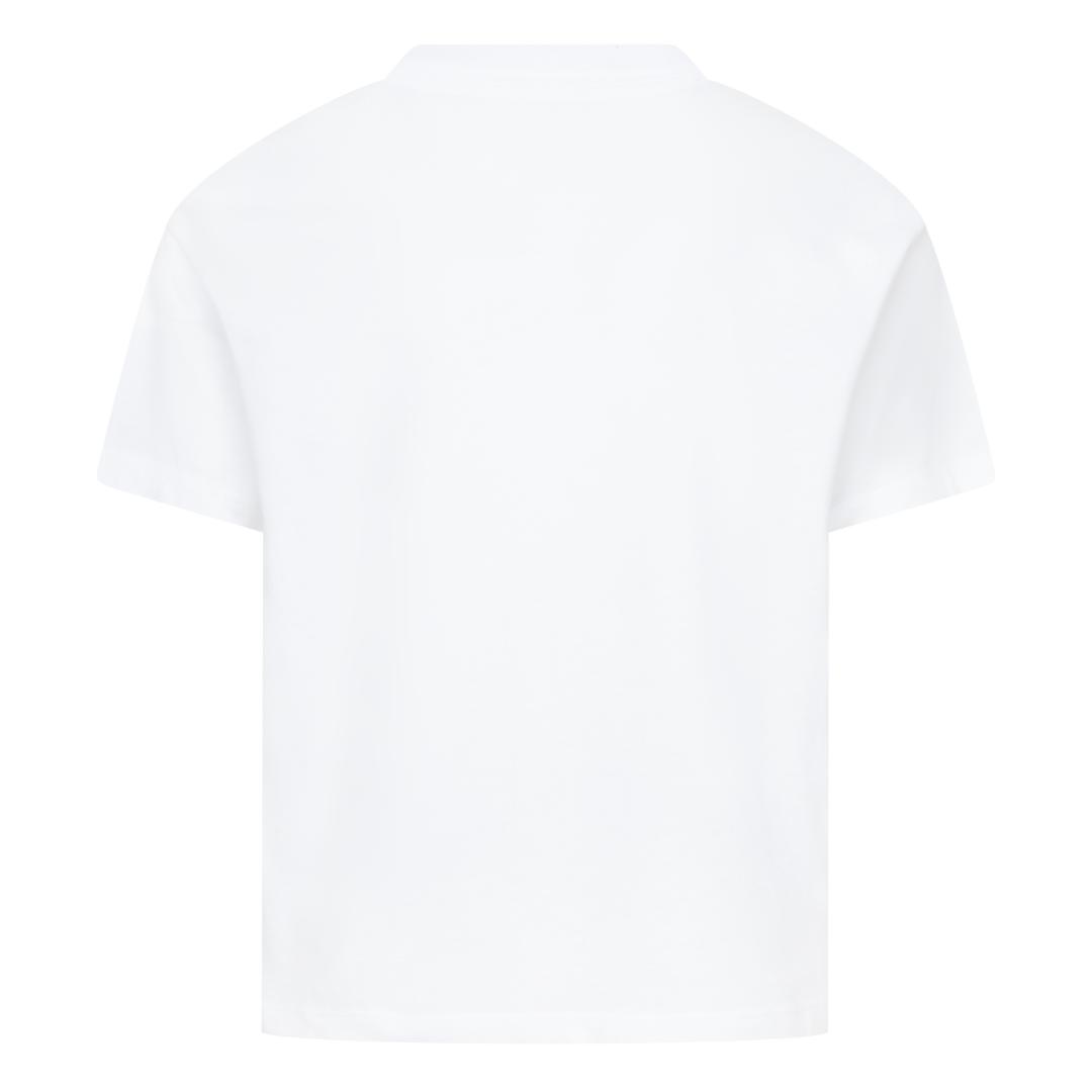Jordan Girls 1st Baby Blue Short Sleeve Tee White (Big Kids)