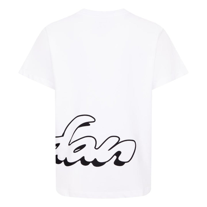 Jordan Girls Enchantment Script Short Sleeve Tee White (Big Kids)