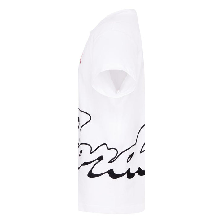 Jordan Girls Enchantment Script Short Sleeve Tee White (Big Kids)