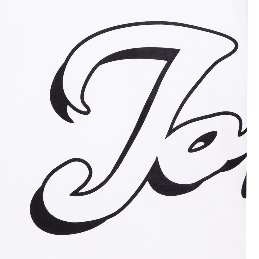 Jordan Girls Enchantment Script Short Sleeve Tee White (Big Kids)