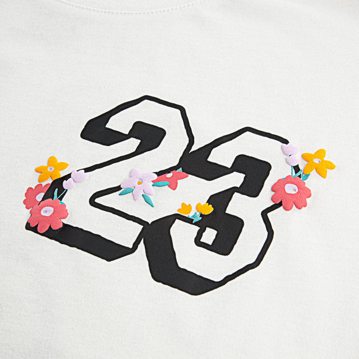 Jordan Girls Summer Bloom Oversized Tee Sail (Big Kids)