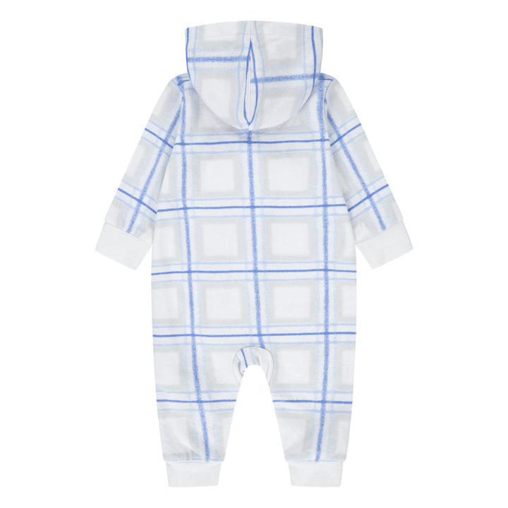 Jordan Brooklyn Essentials Holiday Hooded Coverall White (Newborn)