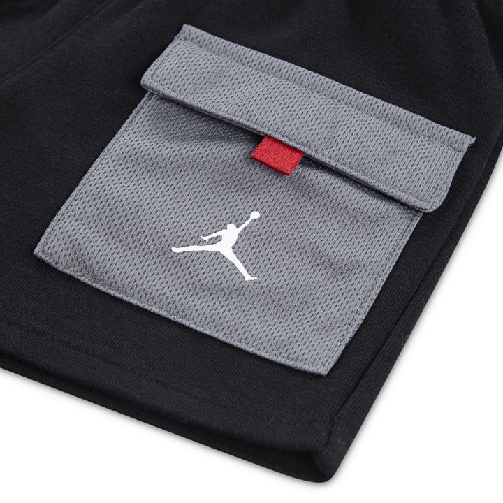 Jordan Boys 23 Flight Utility Short Set Black (Toddler)